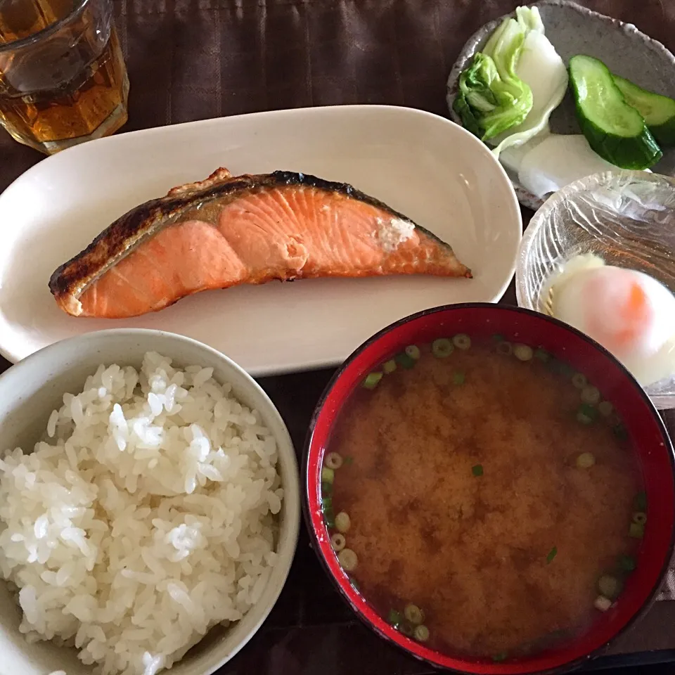 Snapdishの料理写真:焼鮭定食|純さん