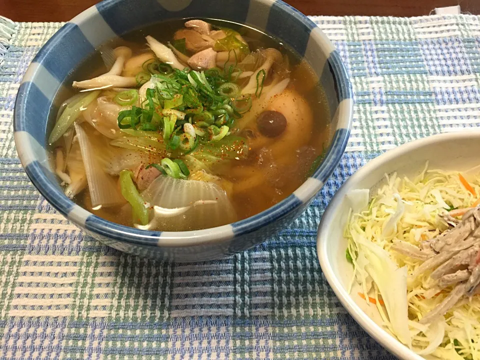 鶏南蛮うどん|愛ペガさん