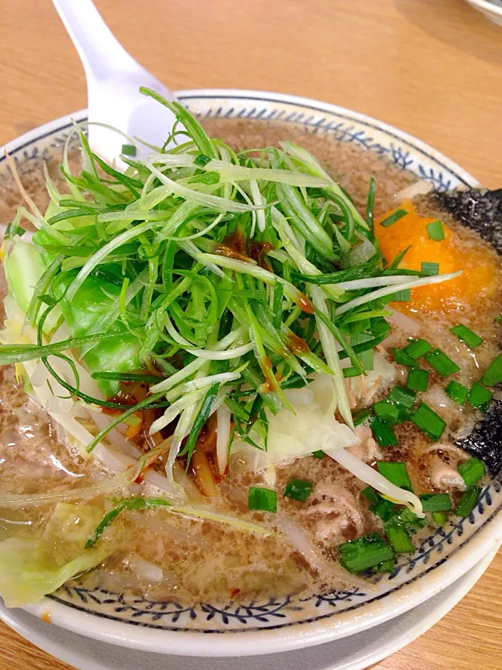 Snapdishの料理写真:丸源ラーメン 野菜肉そば|ゆかりすさん