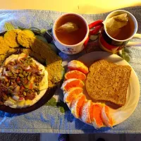 Sunday Breakfast in bed for Phaps and I 😊|Fee Fischerさん