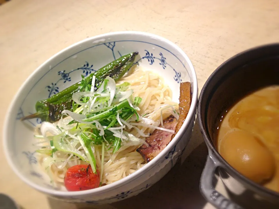 豚玉つけ麺（ゆず麺）＠名前のないラーメン屋|🍅Mom.さん