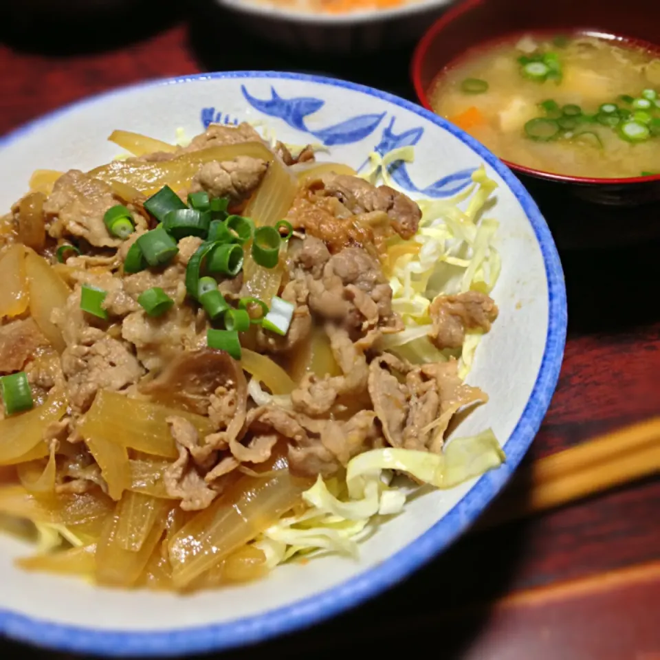 豚の生姜焼き丼|ともえさん