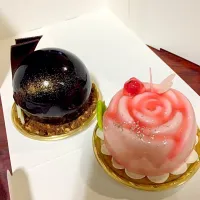 Snapdishの料理写真:お土産のケーキ♡|よりこさん