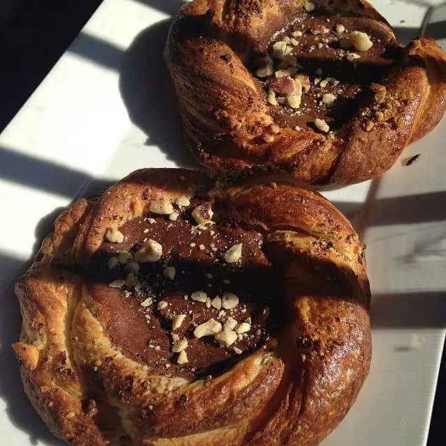 nutella Italian cheese cake croissants for brunch today ,happy Saturday|CHUENCHAIさん