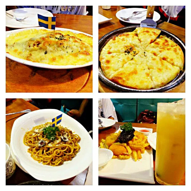 A diner called "private restaurant" Their durian pizza and meat paste cheese baked rice taste really good!|无笑点さん