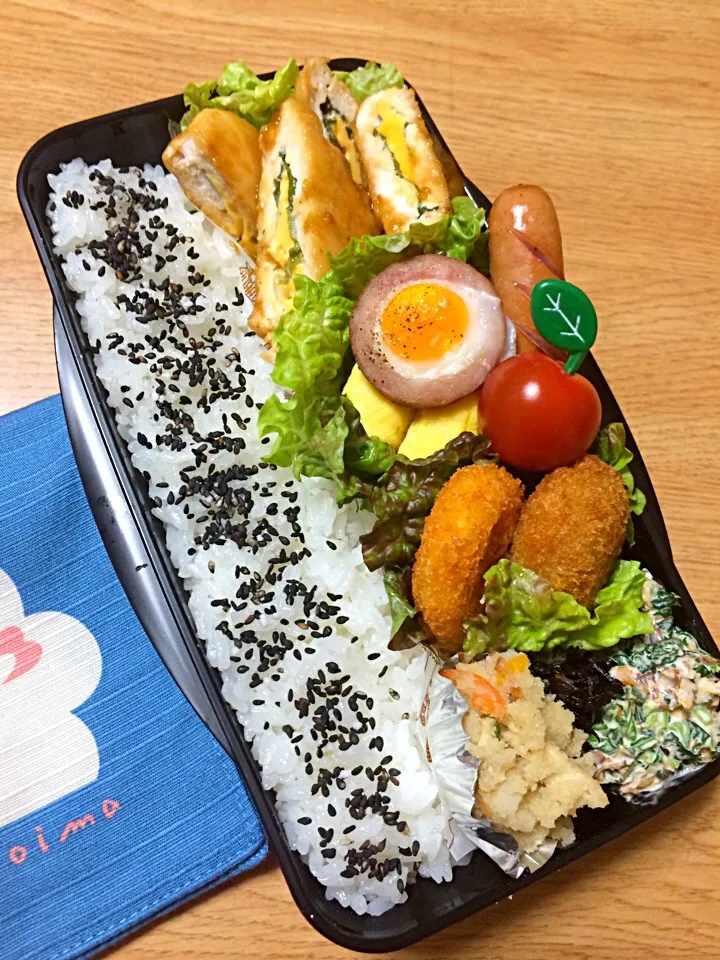 Snapdishの料理写真:旦那さんのお弁当|ゆ◎◯◎☆さん