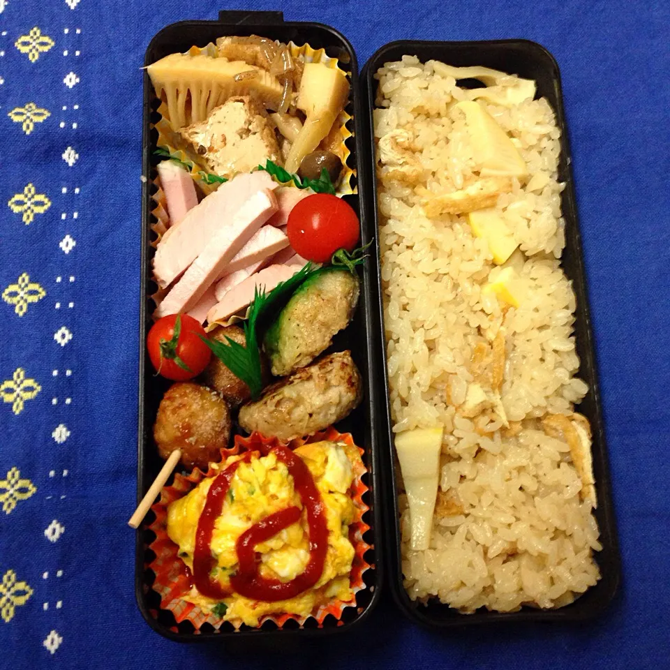 Snapdishの料理写真:旦那弁当【4/19】|みふさん