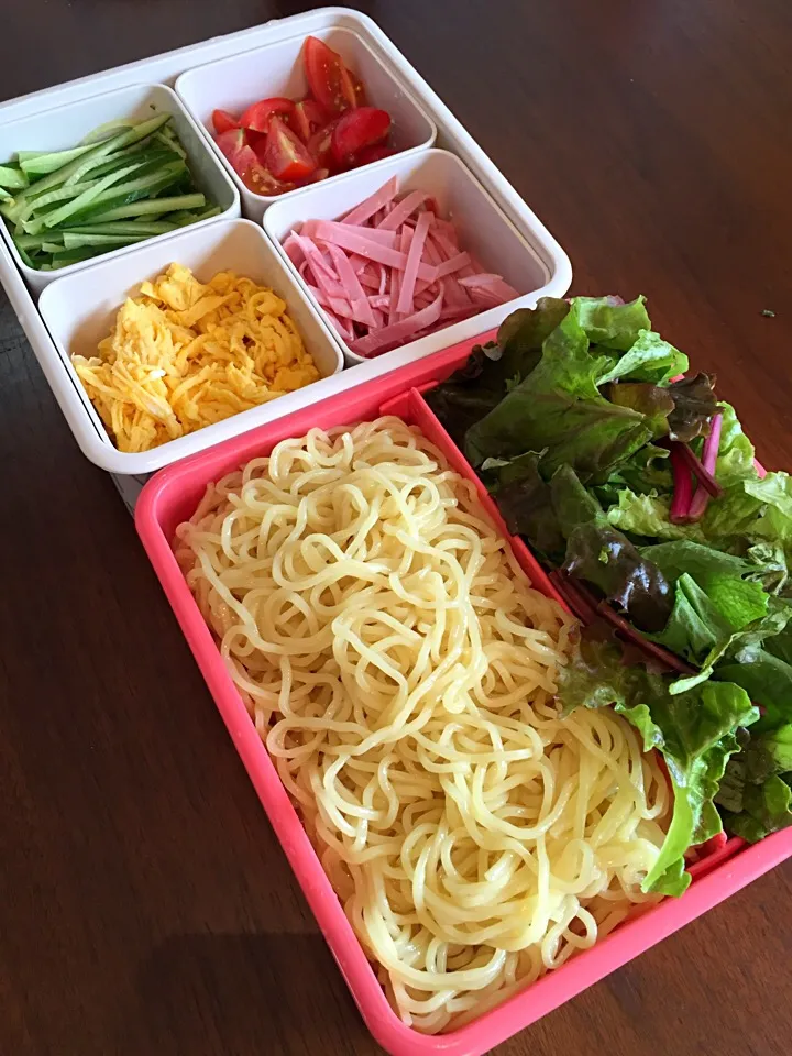 冷やし中華始めました。弁当|ねぎさん