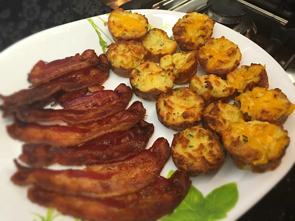 Cheddar Cheese Mashed Potato Muffins with Bacon.|Colleen Teoさん