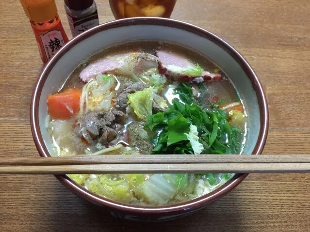 ラ王🍜、醤油味❗️ʕ̡̢̡*ϾεϿ*ʔ̢̡̢✨|サソリさん