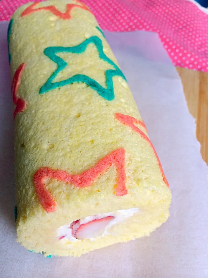 Star decor swiss roll|Trish Wongさん