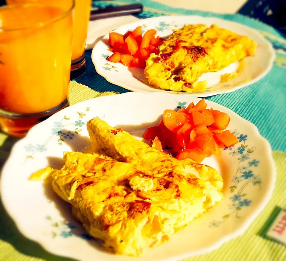 Omelette#breakfast|ikkiaさん