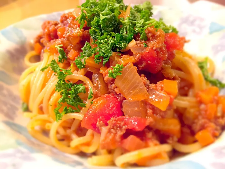 Spaghetti ragù alla bolognese,|miCciさん