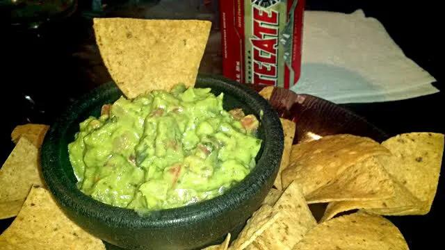 Guacamole and Chips with Cold Beer #Snack/Teatime #Vegetable #Appetizer #Drinks #Alcohol|Alisha GodsglamGirl Matthewsさん