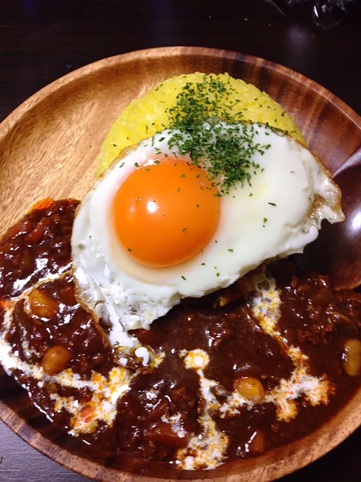 Snapdishの料理写真:キーマカレー٩( ᐛ )وダル入り|ikuさん