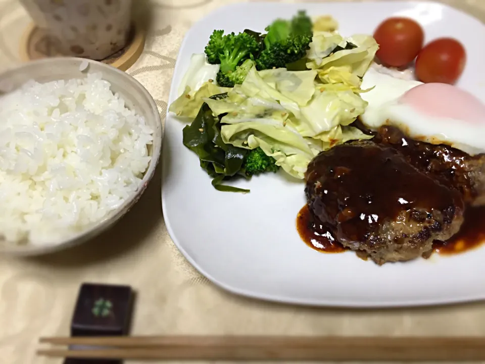 ハンバーグプレート！|飯田眞紀さん