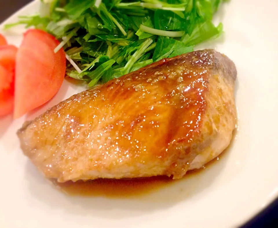 まるまさんの料理 豚肉の柚子胡椒焼き を鰤で🐟|喰いしんぼう豚さん