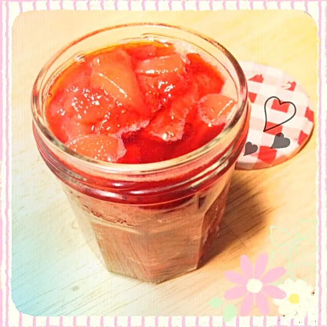 今年のいちごジャム🍓|もっさんさん