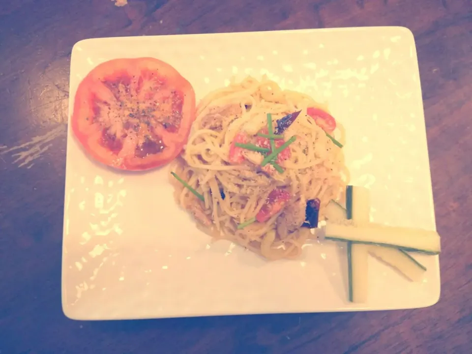 spicy tuna pasta|Premarani Many-Raswanさん