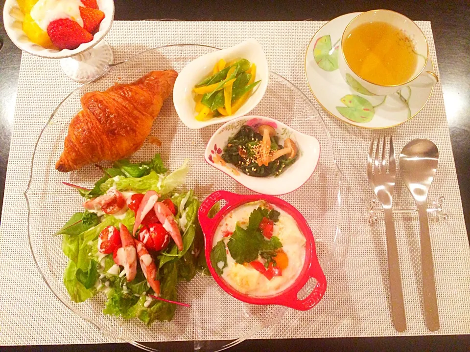 Snapdishの料理写真:朝ごはん😊|千廣さん