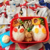 Snapdishの料理写真:幼稚園お弁当⁂ウルトラマン⁂|5児のママさん