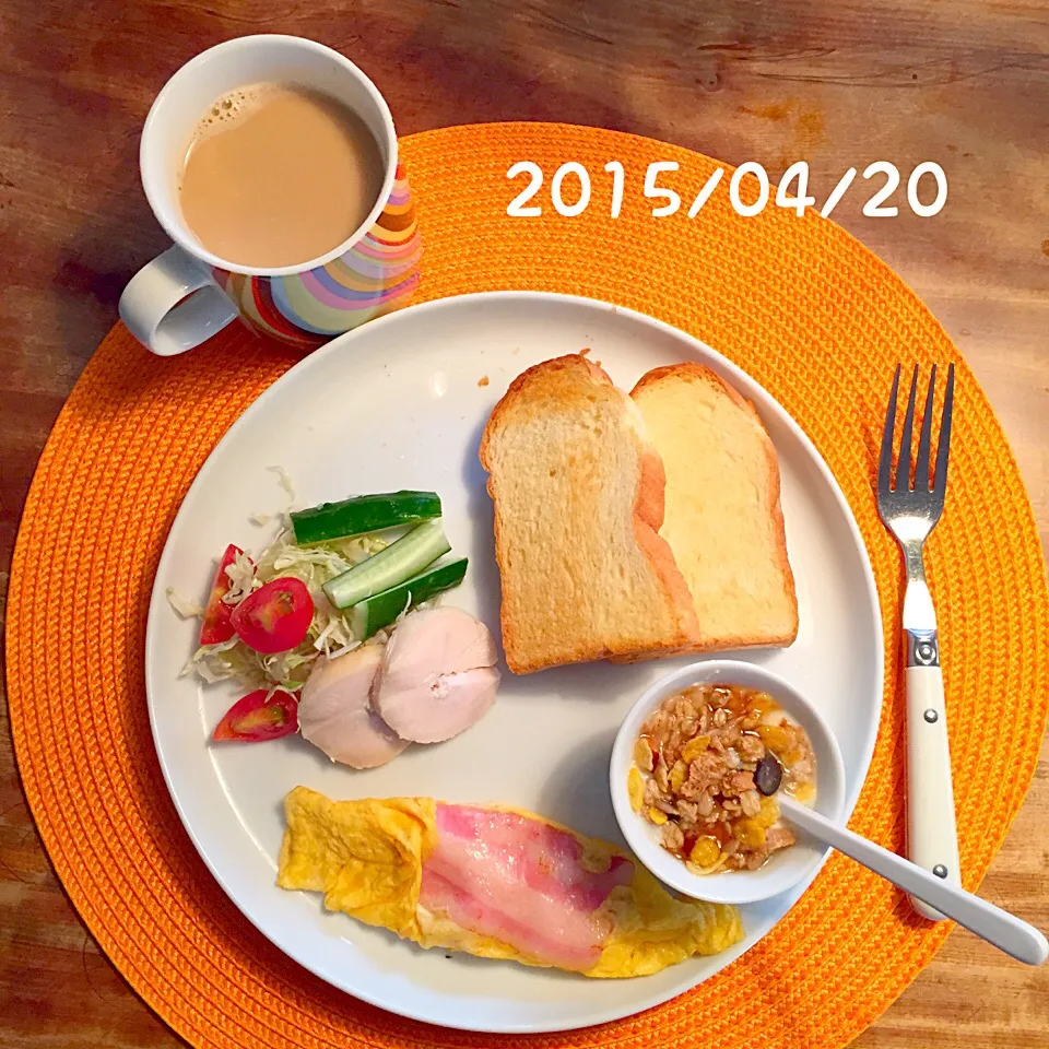 朝ごはん 2015・4・20|ローゼルさん