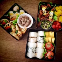 Snapdishの料理写真:2014娘運動会弁当|よしさん