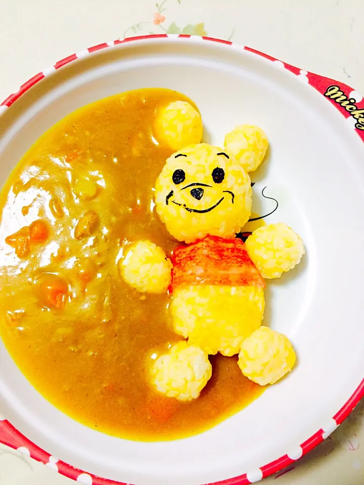 Snapdishの料理写真:pooh in Japanese curry|ルビばさん