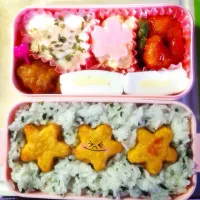 Snapdishの料理写真:キラキラ星弁当|♡̷ஐゆかちんஐ♡̷さん