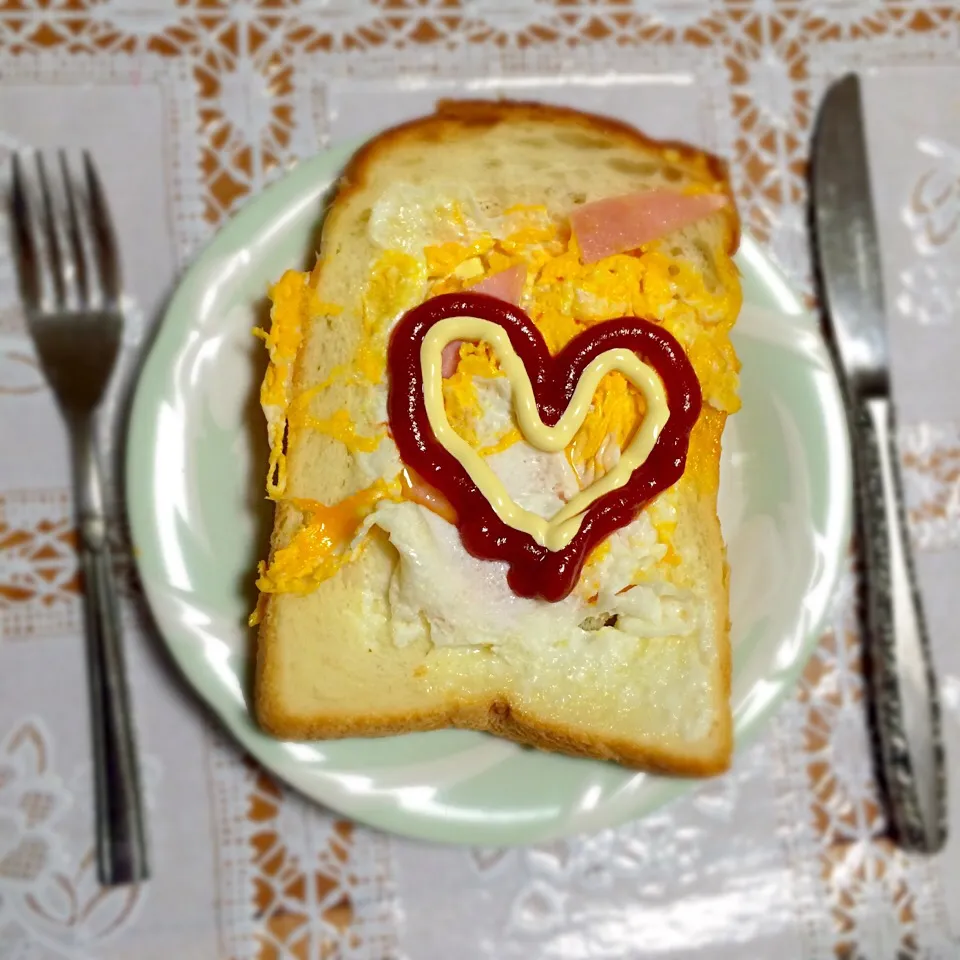 Egg toast 🍳|しらすさん