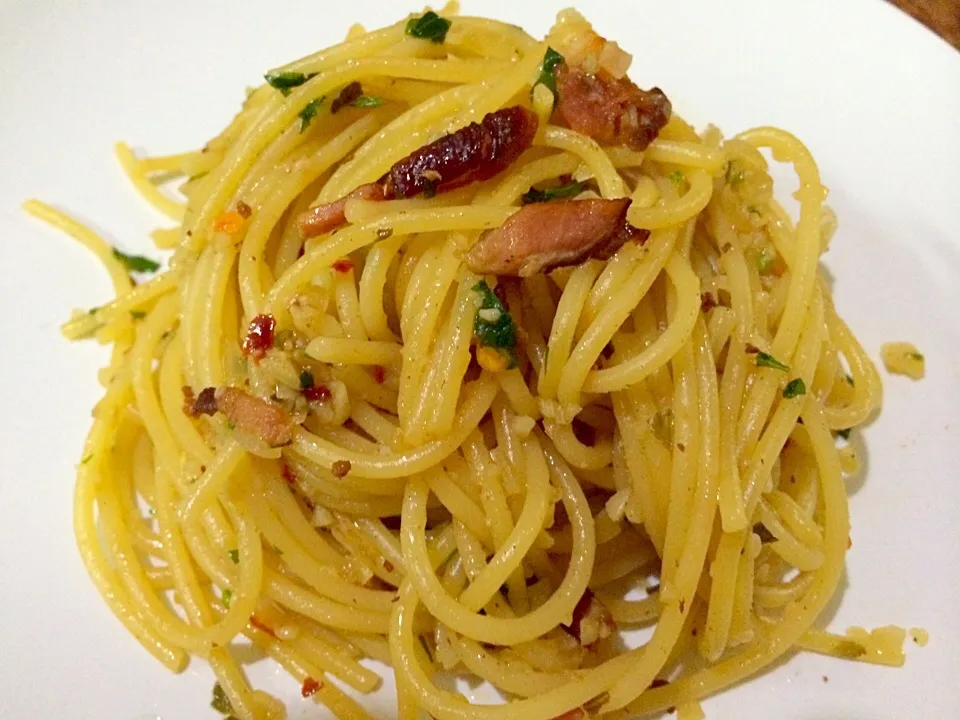 Bacon pasta Oglio Olio|Kenex Kum Chee Kuanさん