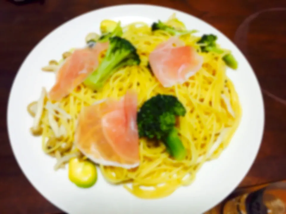 Snapdishの料理写真:簡単和風パスタ|yoshiさん