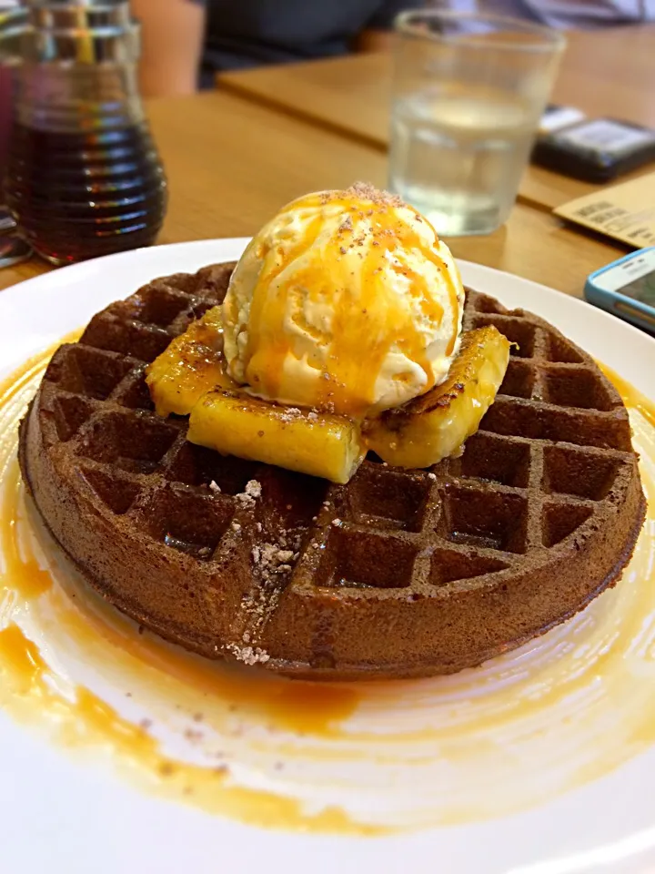 Chocolate banana waffle|prissyさん