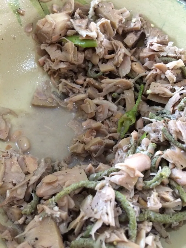 Snapdishの料理写真:Young jackfruit cooked in coconut milk|Benj Antonioさん