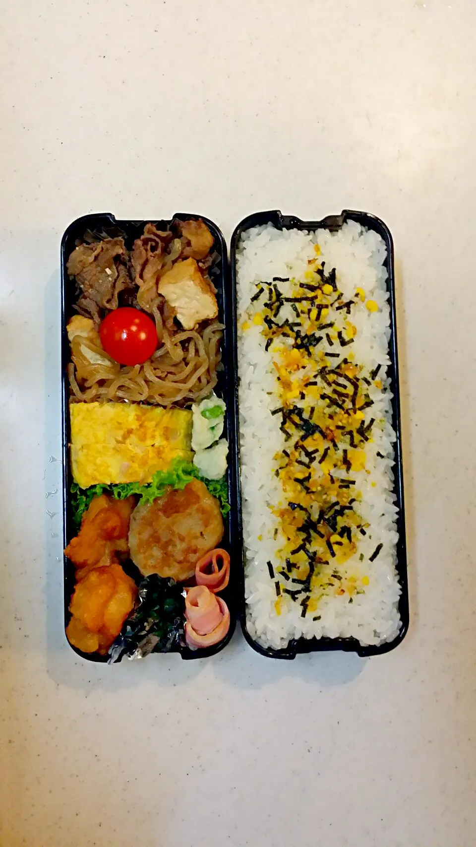 Snapdishの料理写真:2015.4.21お弁当|るみさん