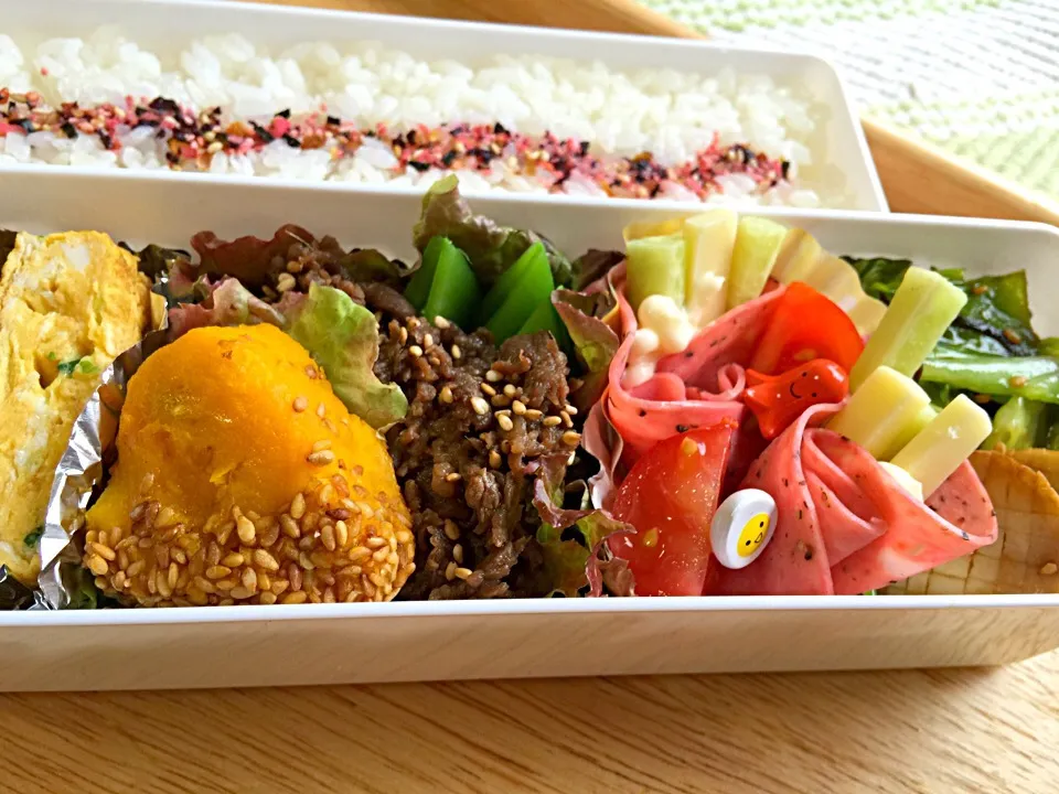 Snapdishの料理写真:牛肉のしぐれ煮弁当|Kanegonさん