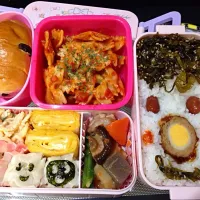 Snapdishの料理写真:高菜くん弁当|♡̷ஐゆかちんஐ♡̷さん