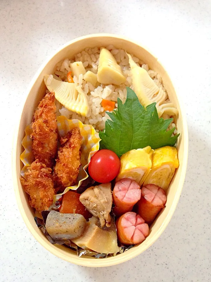 たけのこご飯のお弁当。|マイさん