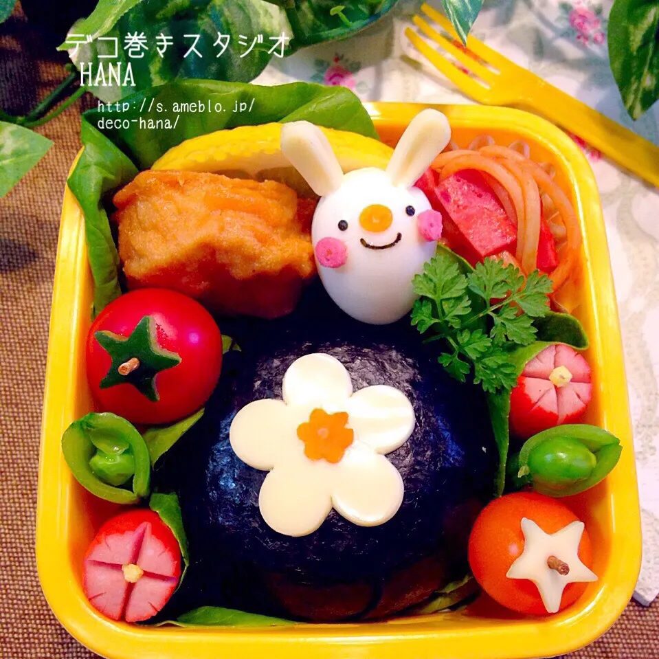 Snapdishの料理写真:初めての幼稚園弁当|さとみ (satomi_foodart)さん