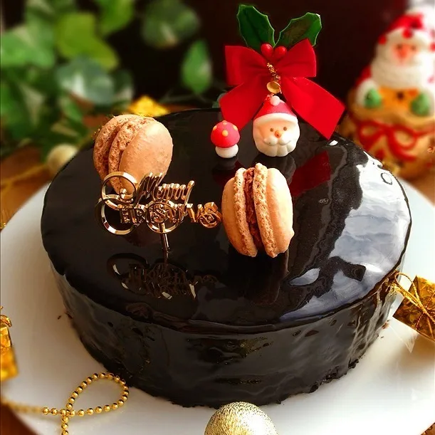 Xmasに作ったチョコレートムースケーキ|さやかさん