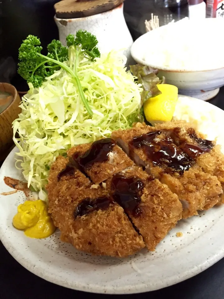 Snapdishの料理写真:✨ヒレカツ定食🐷✨|中さんさん