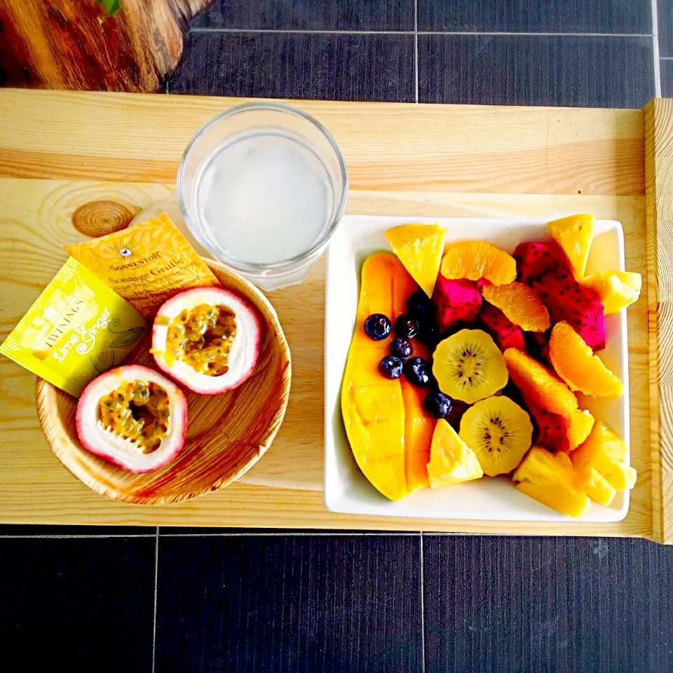 Perfect Breakfast #Fruits #Healthy #Breakfast/Brunch|Blusherさん