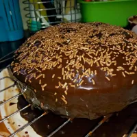 chocolate cake with chocolate ganache|mariyahさん