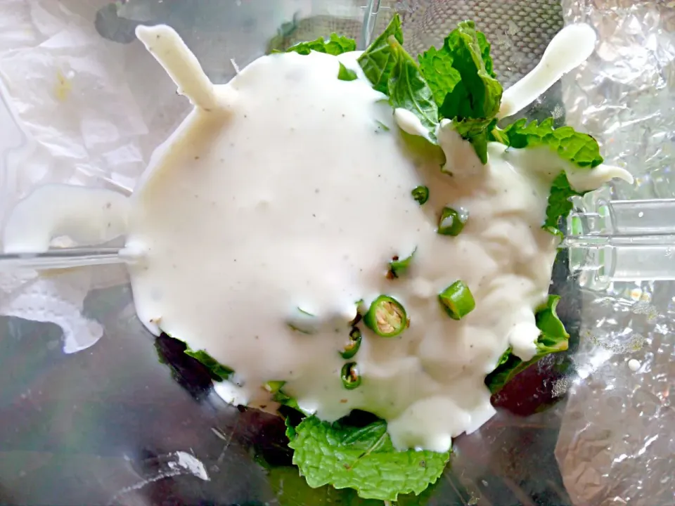 Sweet and Sour Basil mayo salad dressing ©|🌼 Pooja's Kitchenette 🌼さん