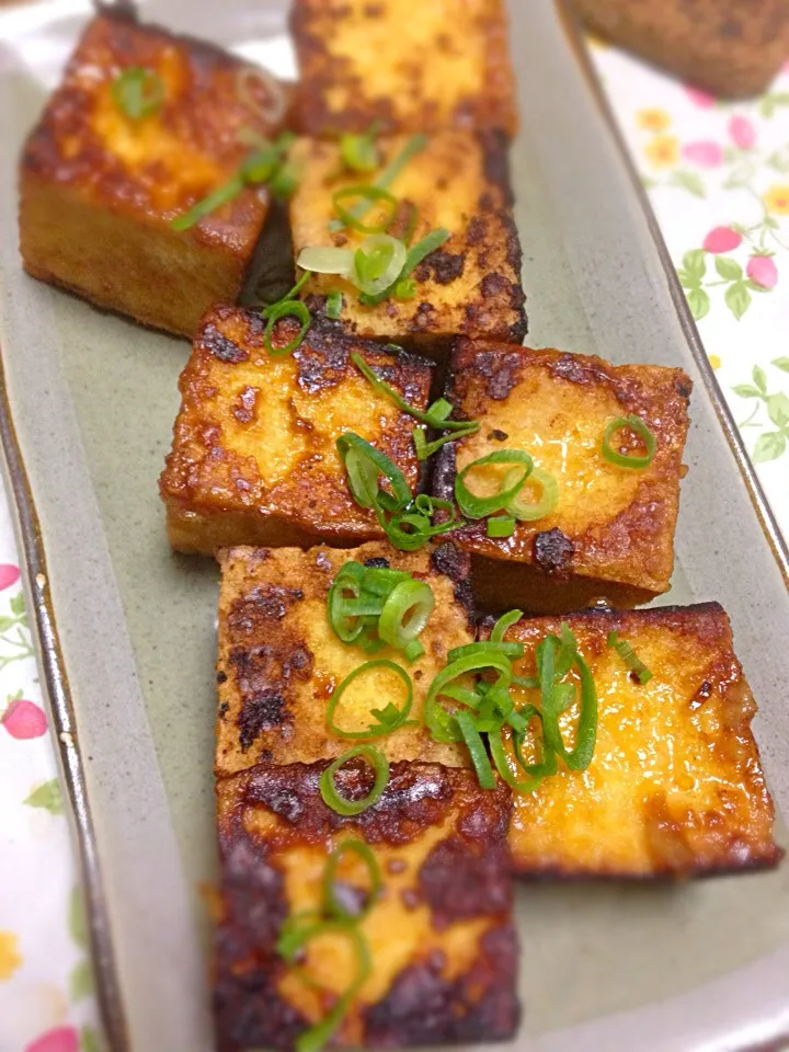 厚揚げのカリコロ生姜焼き|あやにん食堂さん