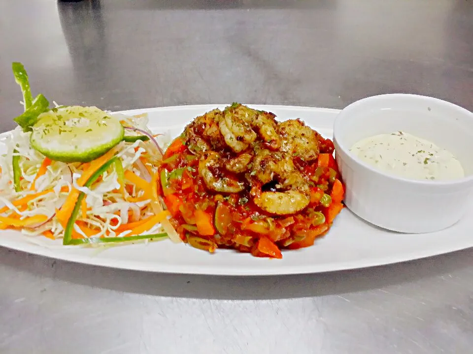 griled prawns with ratatulli|hemraj bishtさん