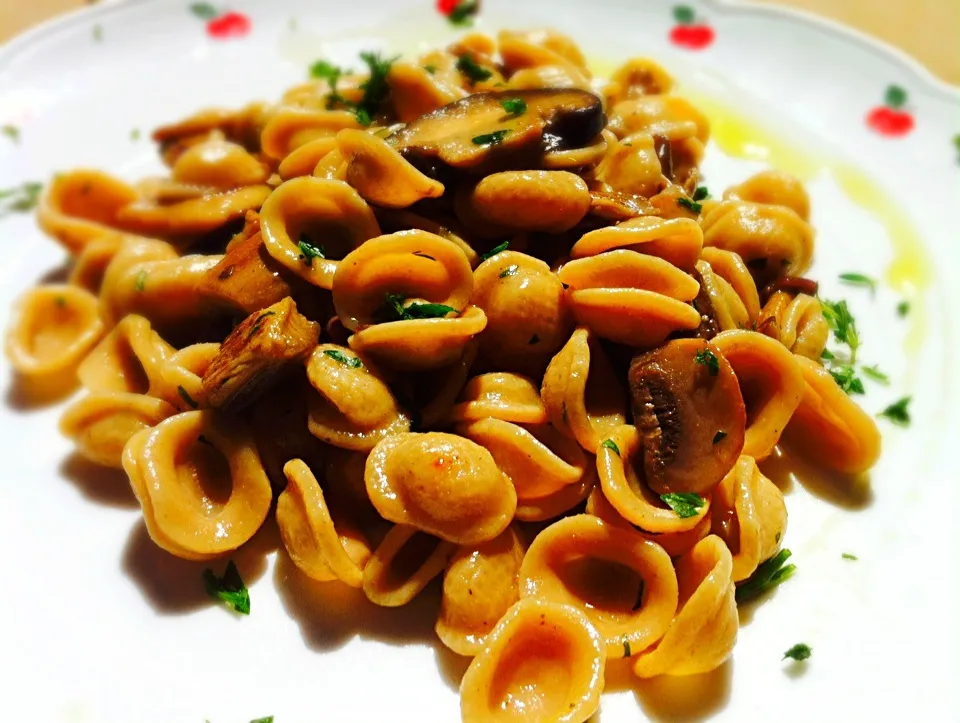 wholewheatpasta#mushrooms|ikkiaさん