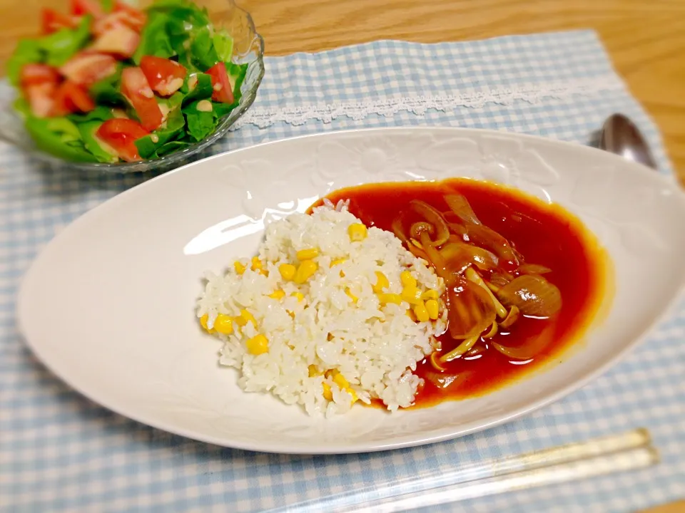 今日のお夕飯＊4/21|ゆきぼぅさん