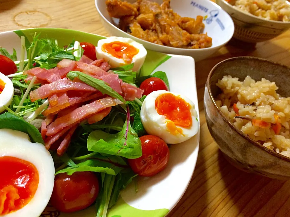 頂いたものでの晩ごはん|クッキーさん