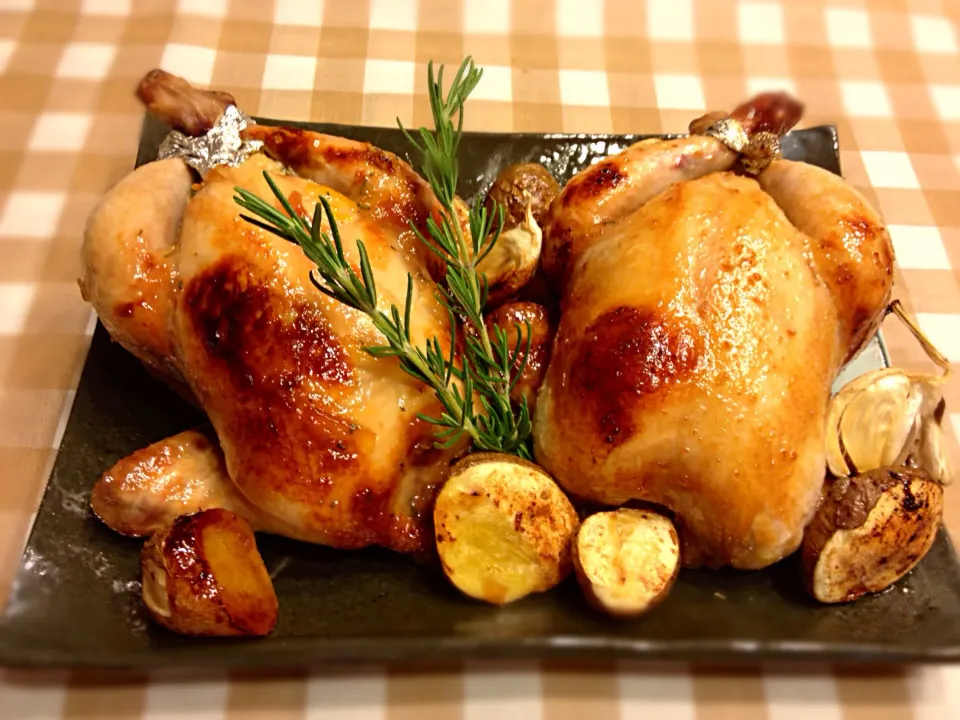 Sayaka's orange rosemary chicken and roasted potatoes|Sayakaさん